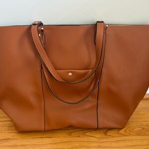 Just Fab - Faux Leather Tote Bag